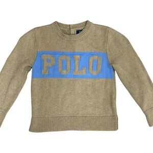 POLO RALPH LAUREN Boys Knit Sweater Size 4/4T